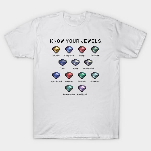 Know Your Jewels T-Shirt by inotyler